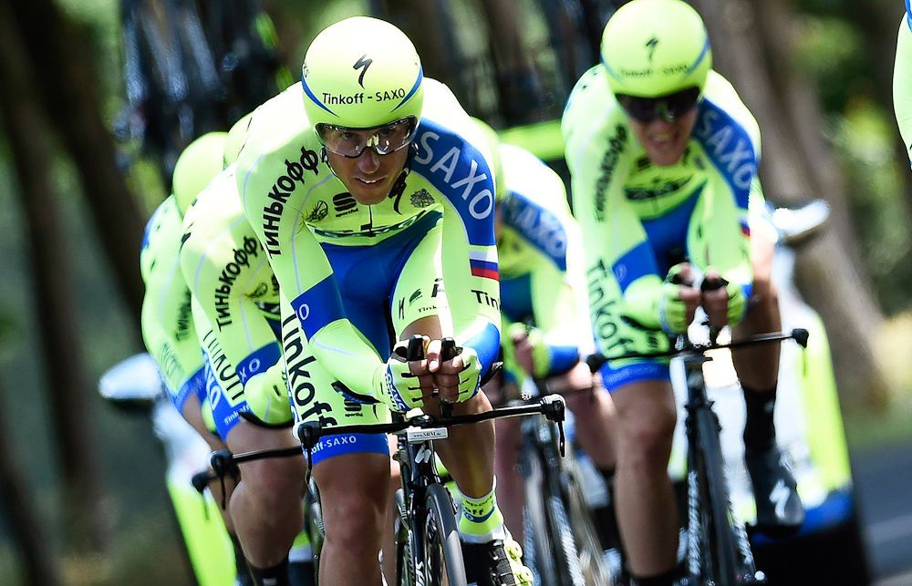 Robert Kiserlovski leads Tinkoff-Saxo at the Dauphine.
