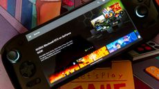 Nvidia GeForce Now running on an Ayn Odin 2 Portal gaming handheld