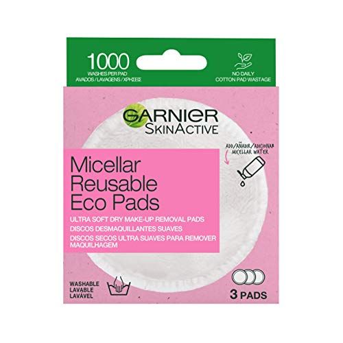Garnier Micellar Reusable Makeup-Remover Eco Pads (Set of 3)
