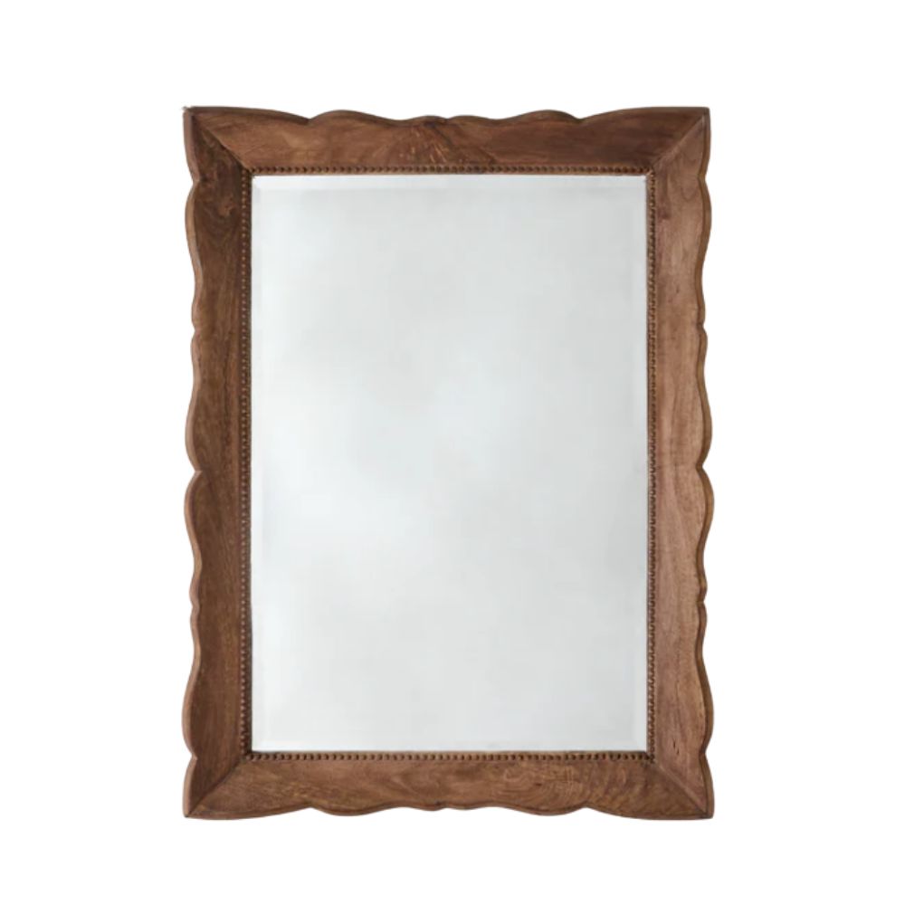 Wooden mirror