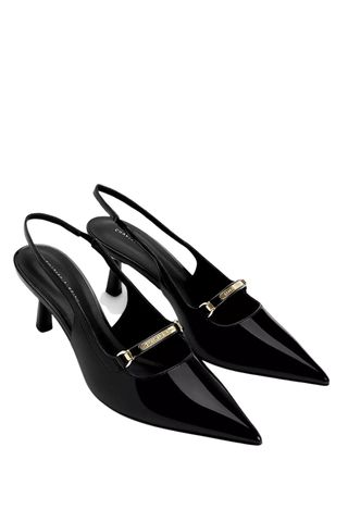 CHARLES & KEITH Slingback Pointed Court Shoes