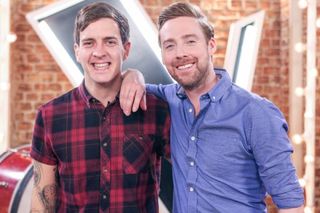 Stevie McCrorie with coach Ricky Wilson (BBC/Wall To Wall Productions/Guy Levy)