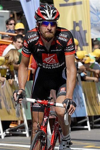 Russian Vladimir Karpets was part of a super strong Caisse d'Epargne team.