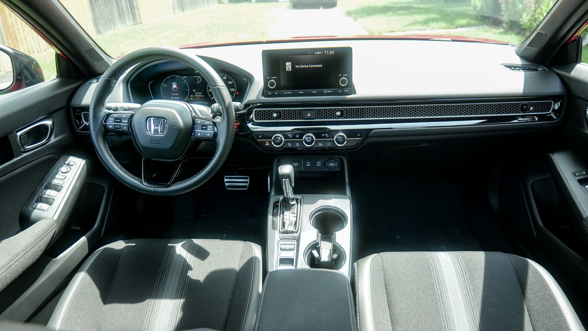 2025 Honda Civic Sport Hatchback Hybrid test drive.