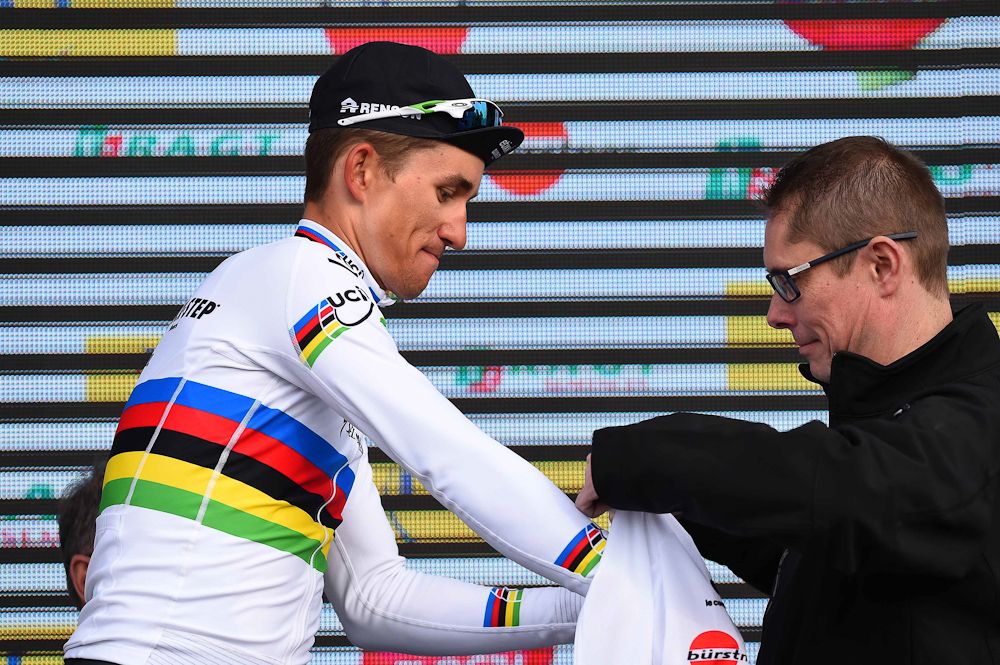 World champion Michal Kwiatkowski gets another jersey.