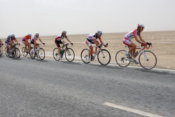 Final view of the desert for the 2010 Ladies Tour of Qatar