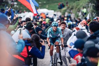 Images from stage 20 of the 2024 Giro d'Italia on Monte Grappa – Zac Williams/SWpix.com
