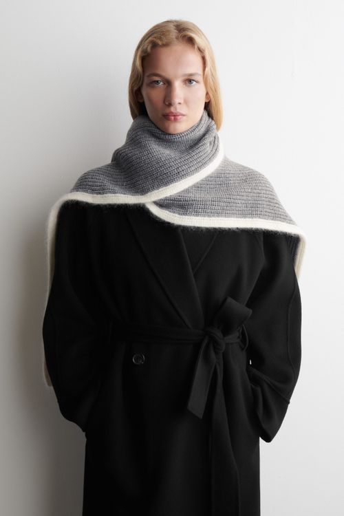 Chunky Wool-Mohair Scarf