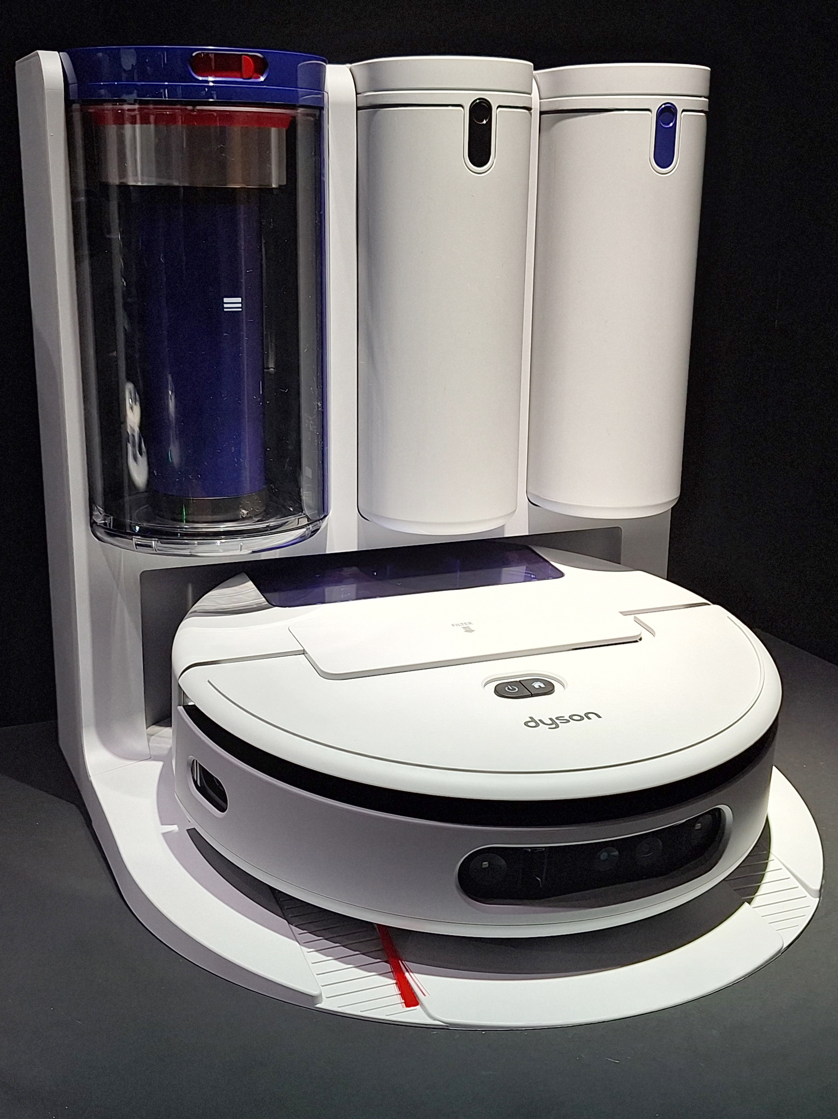 Dyson R3 Nurovi Spot+Scrub UV robot vacuum on display at IFA