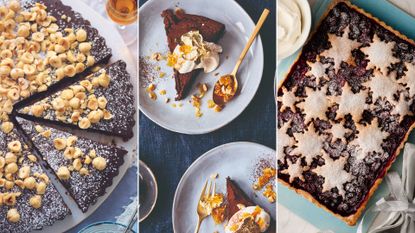Comp image of three christmas dessert ideas from woman&home