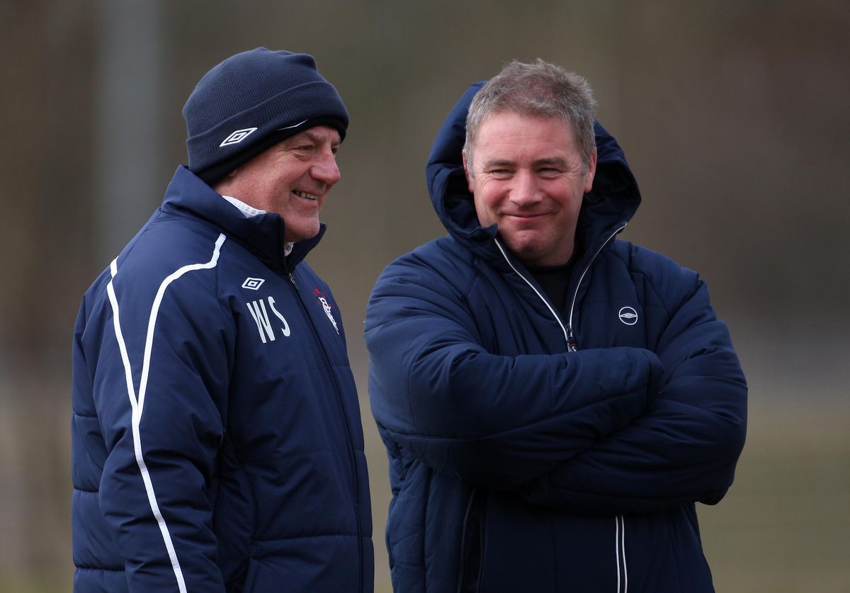 Ally McCoist (right) has spoken of his devastation at Walter Smith’s death