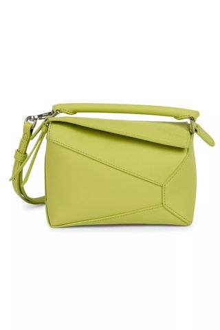 Loewe Mini Puzzle Edge Leather Shoulder Bag