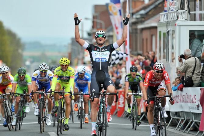 Alessandro Petacchi (Omega Pharma Quick Step) wins the GP Cerami