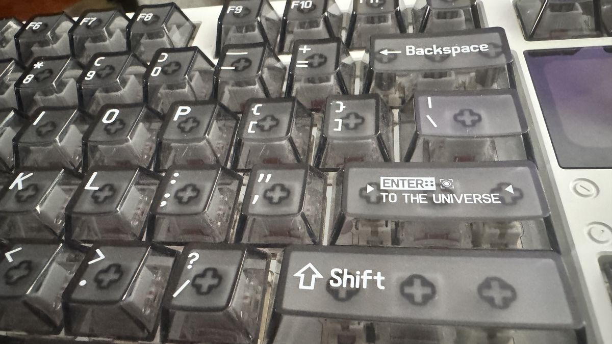 Melgeek Centauri 80 keycaps up close