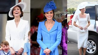 Princess of Wales wearing Alexander McQueen dresses