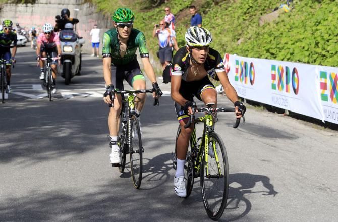 Fabio Duarte (Colombia) finished second on the stage