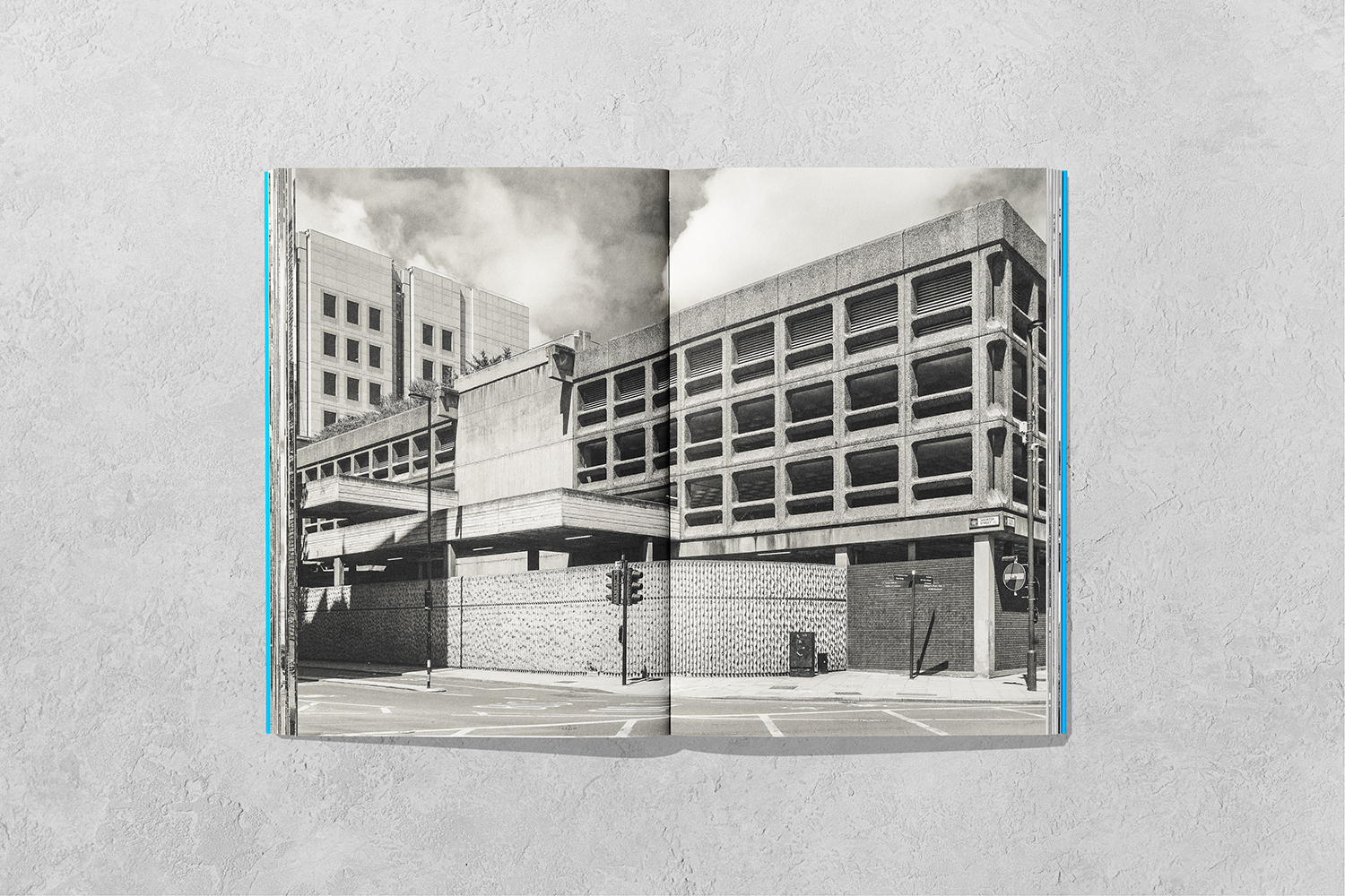 Spreads from Brutalist London, Owen Hopkins and Nigel Green, Blue Crow Media