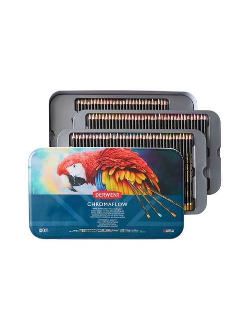 Derwent Chromaflow Pencils (Tin of 100)