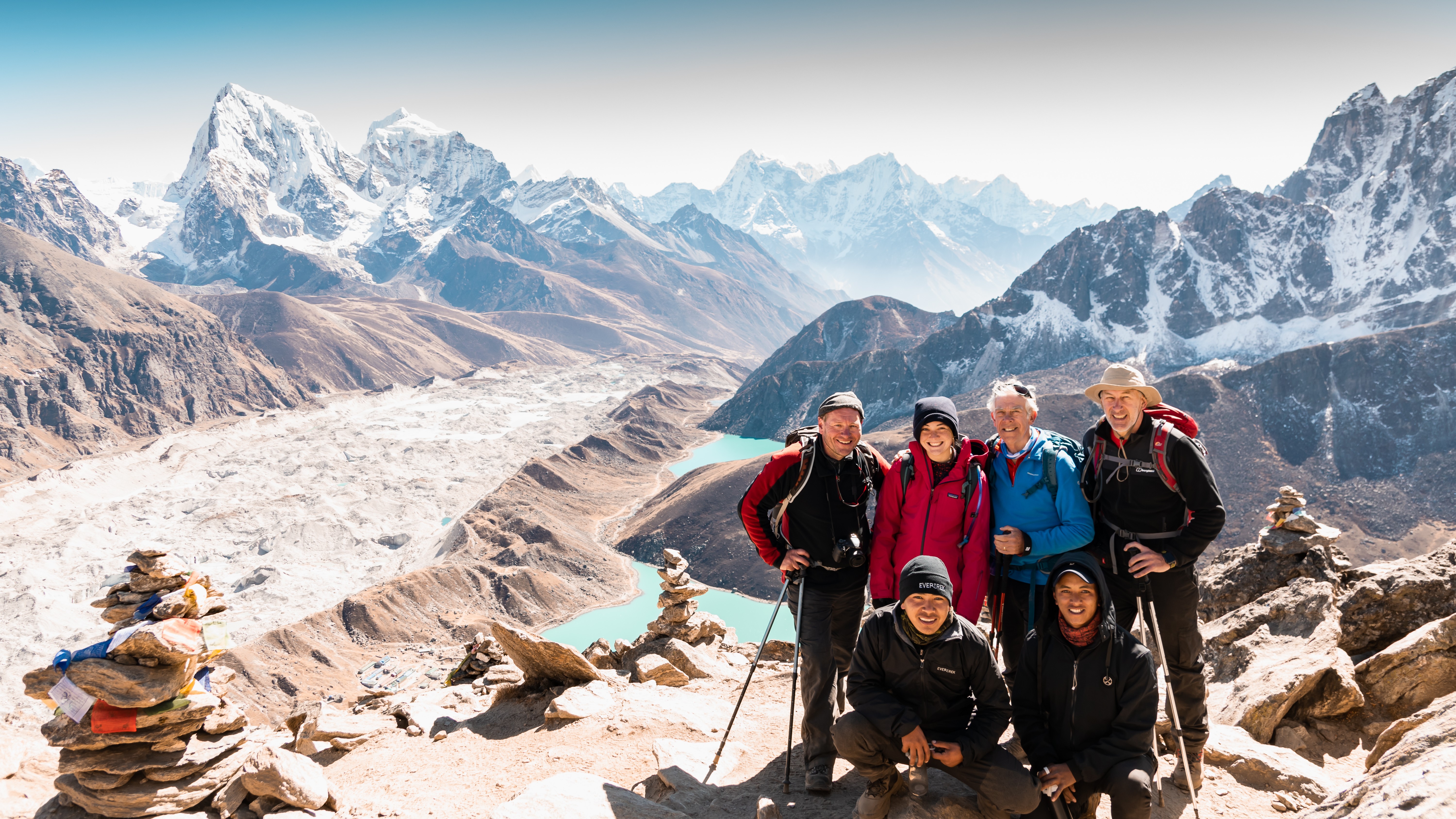 EverTrek trekkers on their way to Everest Base Camp
