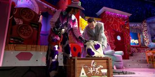 Phil LaMarr and Paul Reubens in The Pee-Wee Herman Show