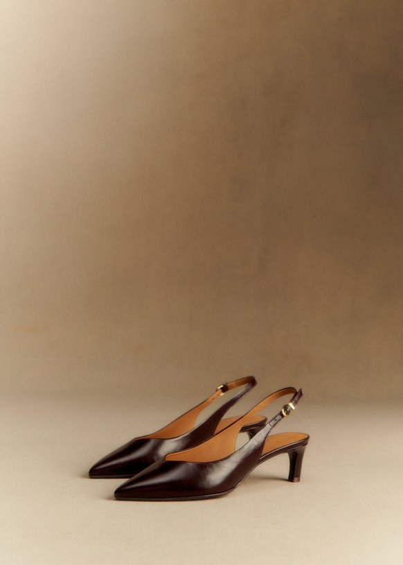 Serena High Heels - Vintage Bordeaux - Bovine Leather - S&amp;eacute;zane