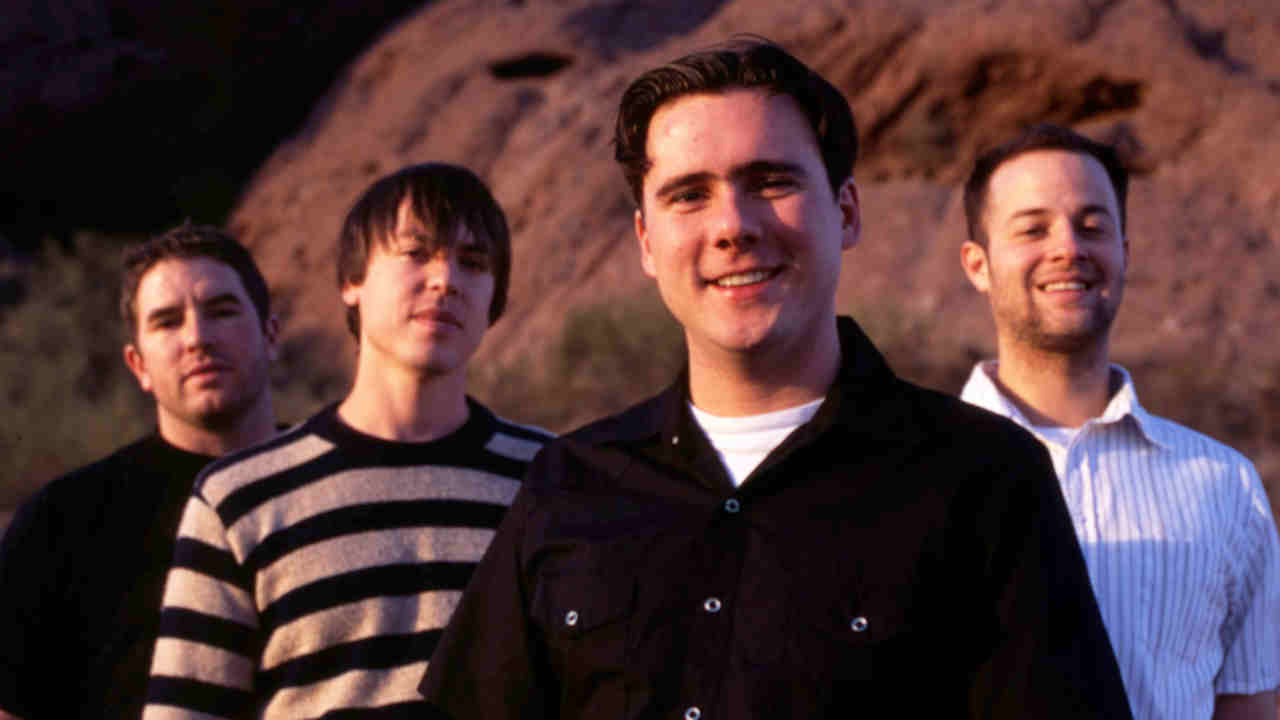 Jimmy Eat World posing for a photograph in the early 2000s
