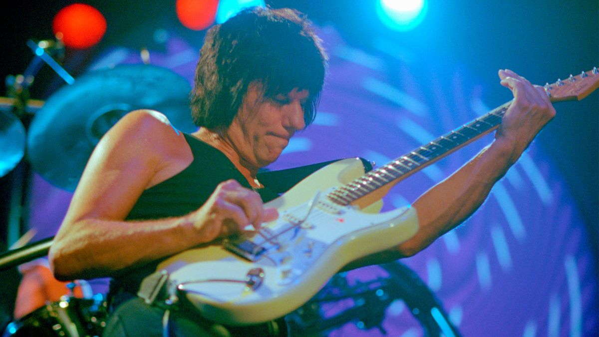 Jeff Beck, guitar, performs at the Melkweg on July 3rd 2001 in Amsterdam, Netherlands