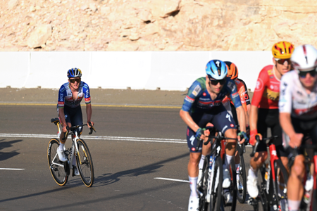 JEBEL HAFEET, UNITED ARAB EMIRATES - FEBRUARY 21: Remco Evenepoel of Belgium and Team Red Bull - BORA - hansgrohe competes during the 8th UAE Tour 2026, Stage 6 a 168km stage from Al Ain Museum to Jebel Hafeet 1036m / #UCIWT / on February 21, 2026 in Jebel Hafeet, United Arab Emirates. (Photo by Tim de Waele/Getty Images)