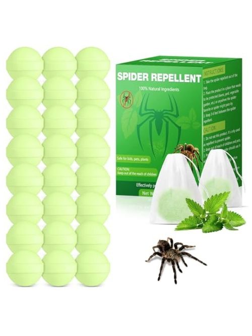 Peppermint Oil Spider Repellent - 24 Pack Spider Repellent Balls&nbsp;