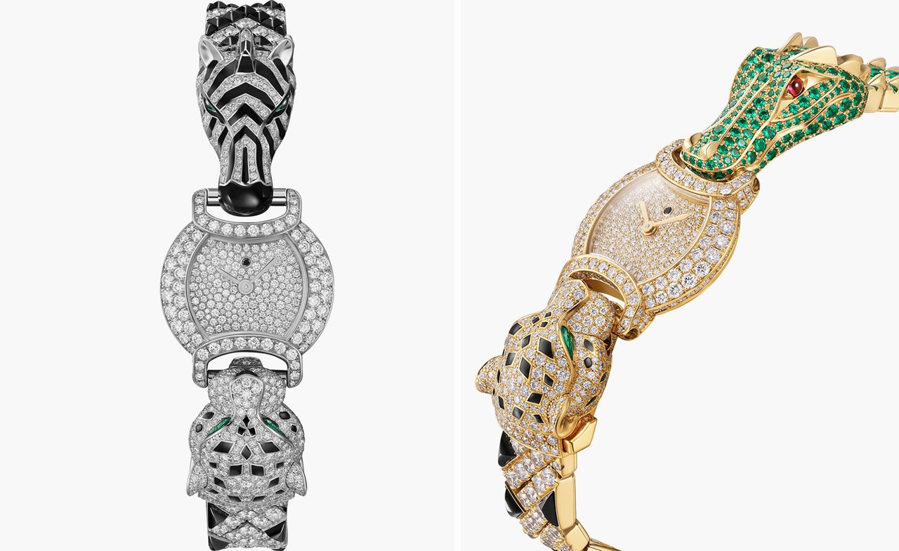 Les Indomptables de Cartier high jewellery watches