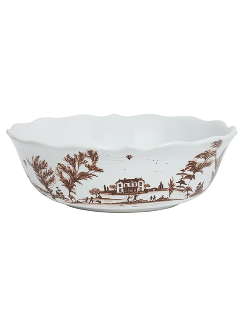 Juliska Country Estate Harvest French Country Sepia Ceramic Serving Bowl