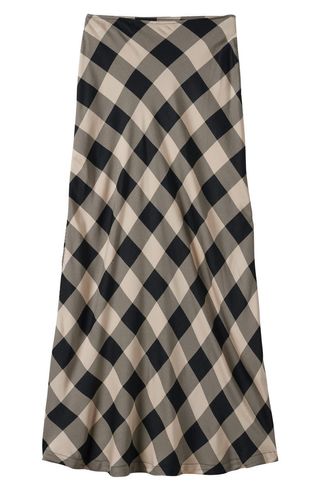 Plaid Maxi Skirt