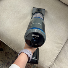 Shark PowerBoost Pet to clean cream sofa