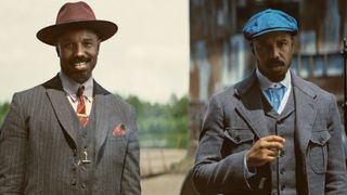 Michael B. Jordan as Stack and Smoke in "Sinners" movie