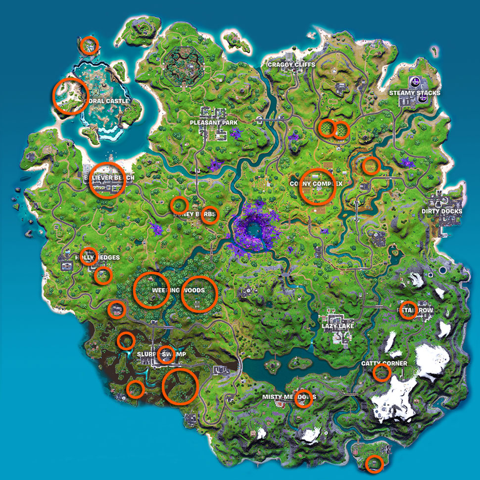 Fortnite Foraged Items locations | GamesRadar+