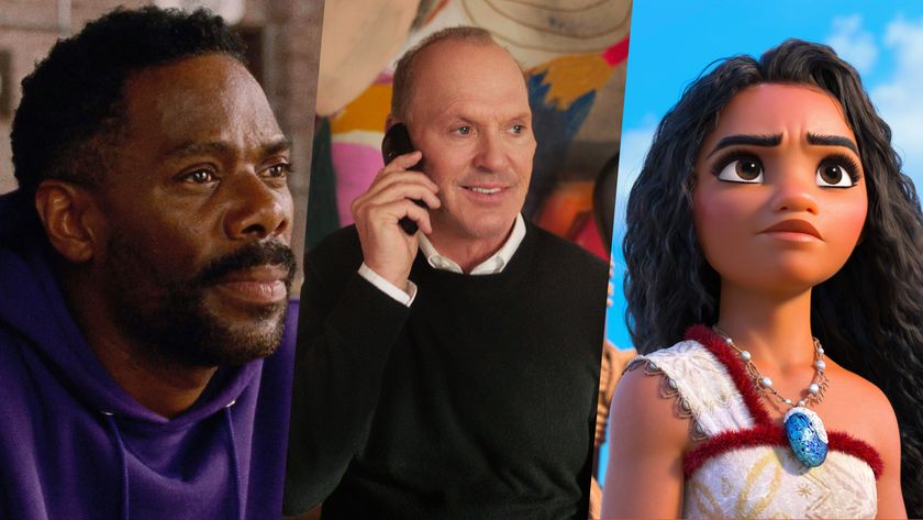 A composite image featuring Colman Domingo in &quot;Sing Sing&quot;, Michael Keaton in &quot;Goodrich&quot; and Moana from Disney&#039;s &quot;Moana 2&quot;.