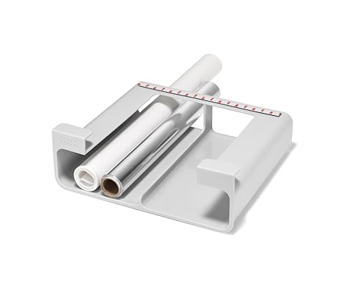 Joseph Joseph Cupboardstore Under-Shelf Film, Foil and Bag Organiser, Kitchen Space Saving Storage, Recycled Plastic