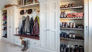 Thomas & Thomas handmade and handpainted bespoke boot room