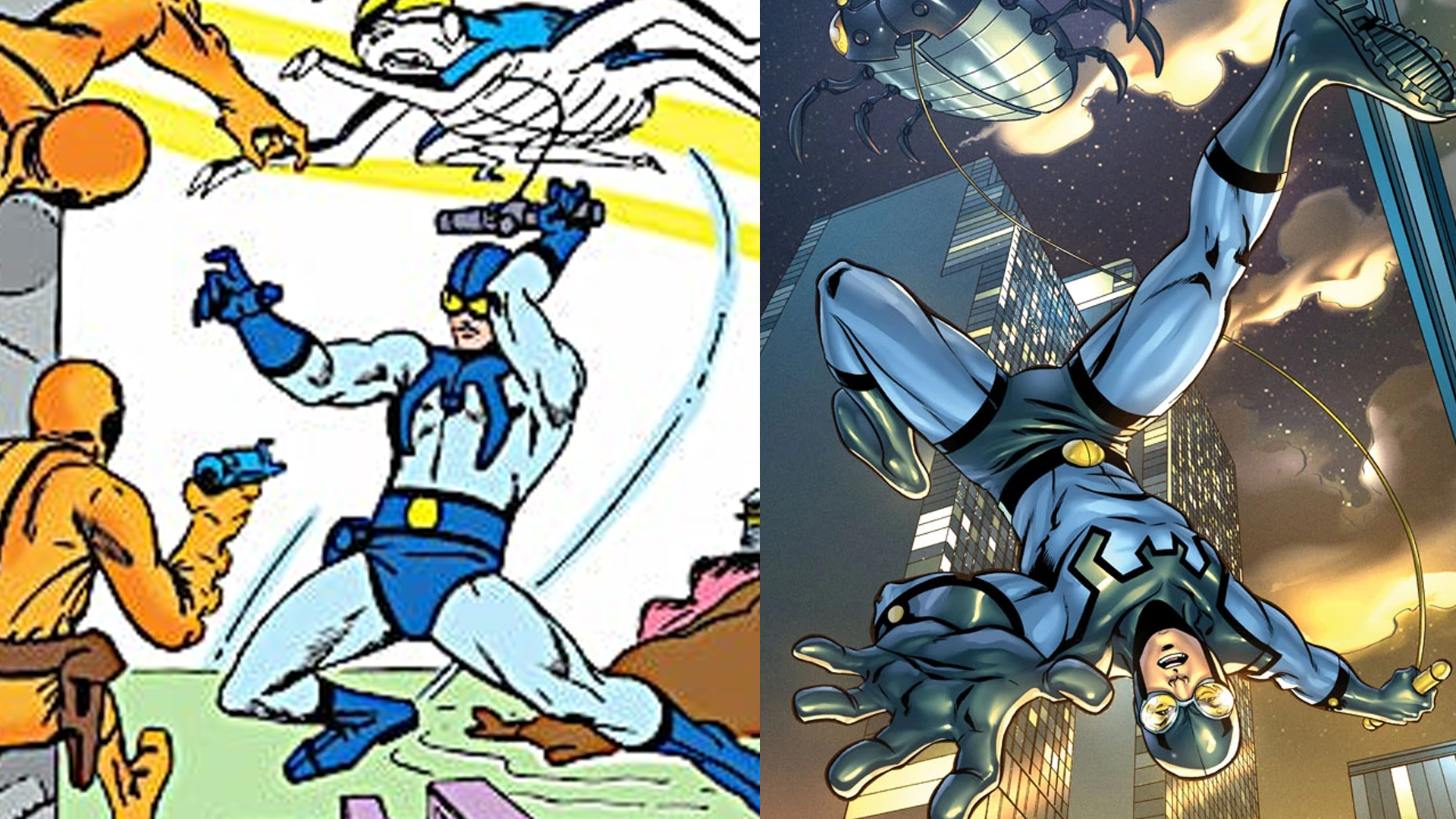 Ted Kord, the Blue Beetle, in Charlton Comics and in DC