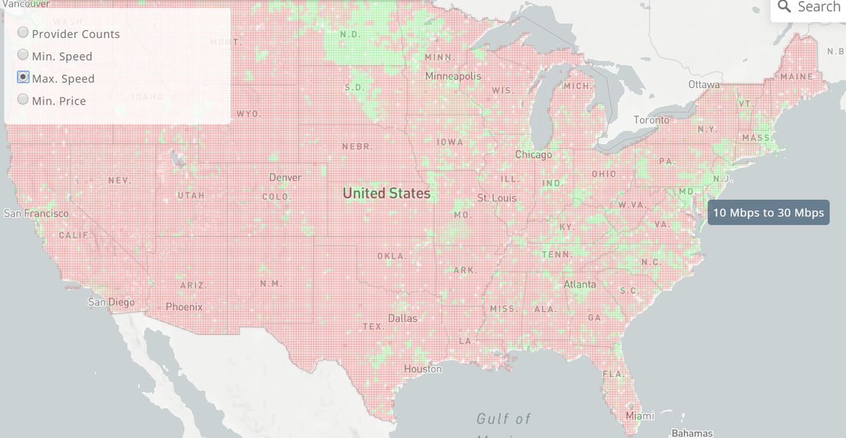 Broadband Now Coverage Map Broadband Now Unveils Broadband Price Map | Multichannel News