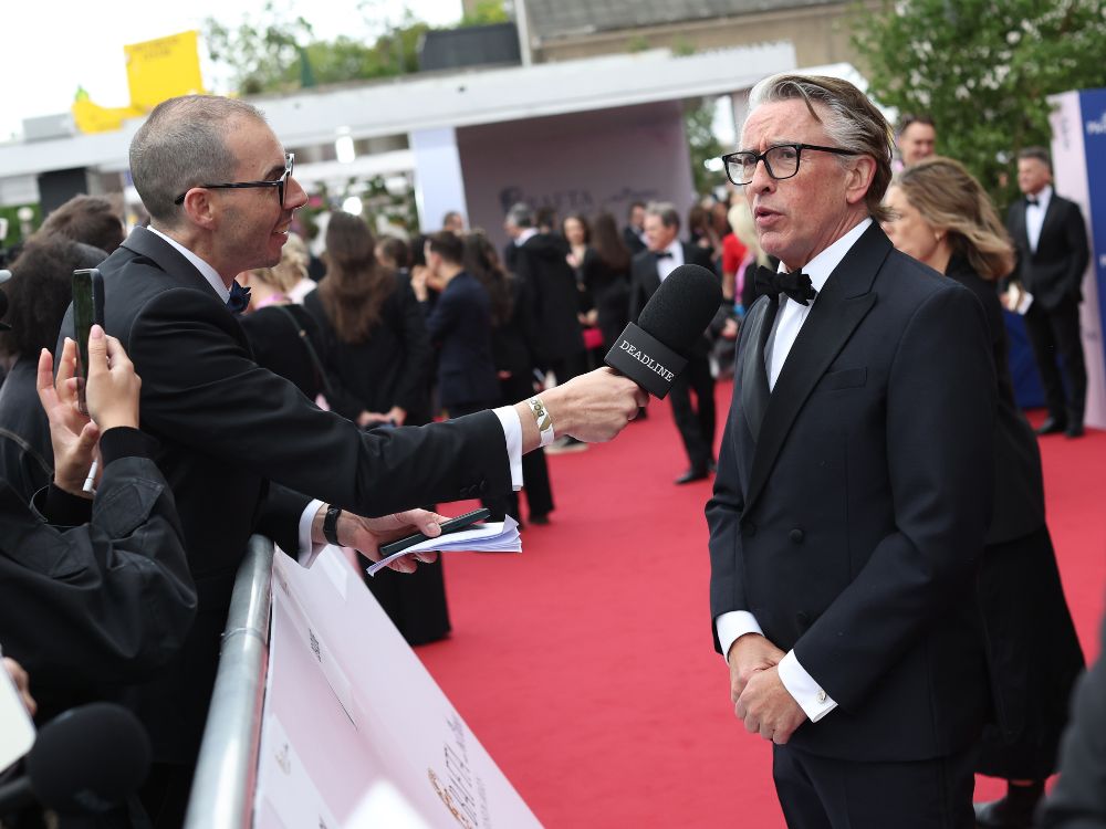 Steve Coogan at the TV BAFTAs in 2026
