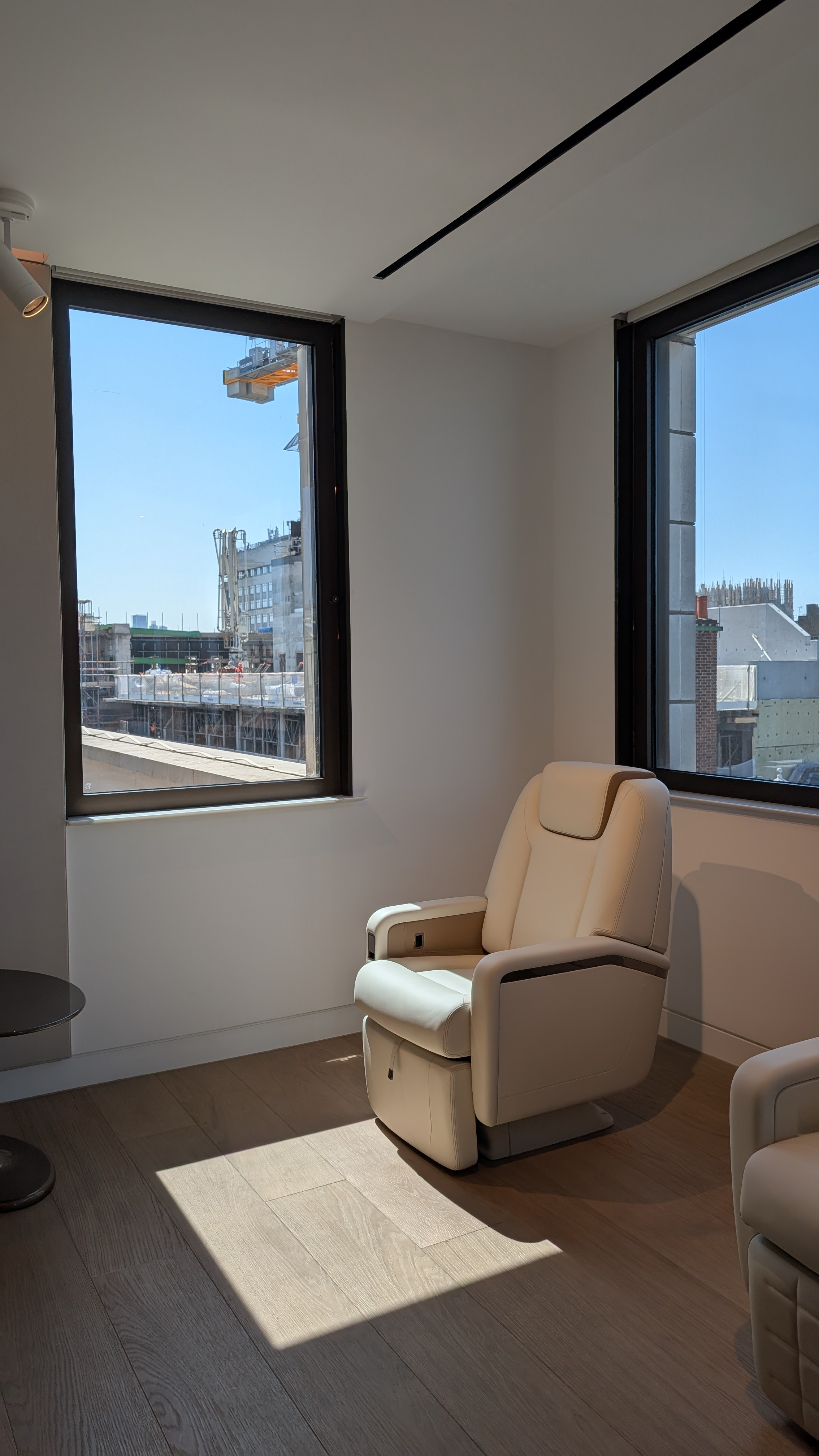 The showroom offers a wide range of passenger chairs