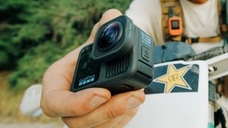 The GoPro Hero13 Black being held in hand