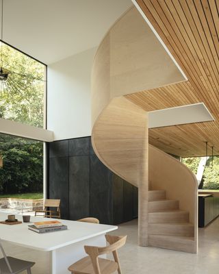 twisting staircase at The Arbor House by Brown & Brown