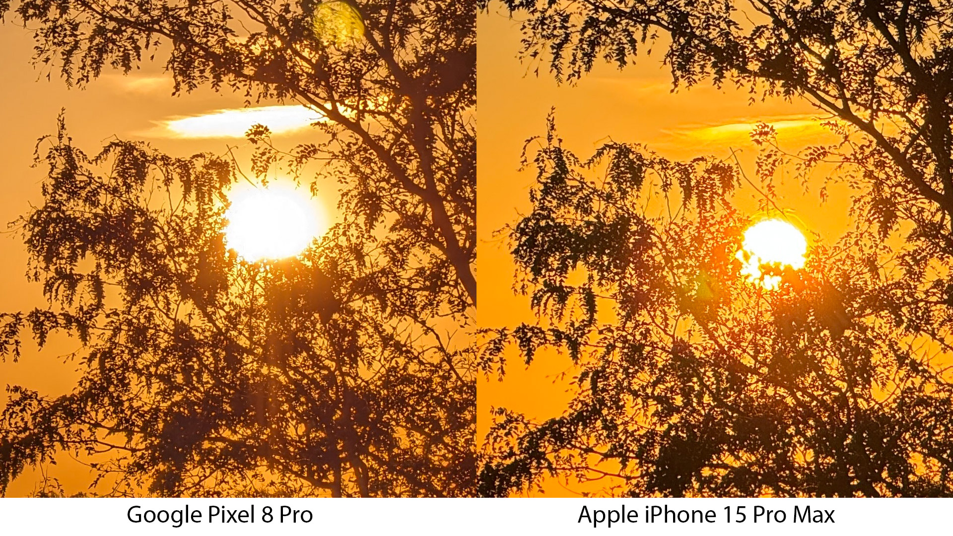 Pixel 8 Pro vs iPhone 15 Pro Max 5Xx zoom test - cropped images