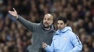 Mikel Arteta was Pep Guardiola's assistant at Manchester City