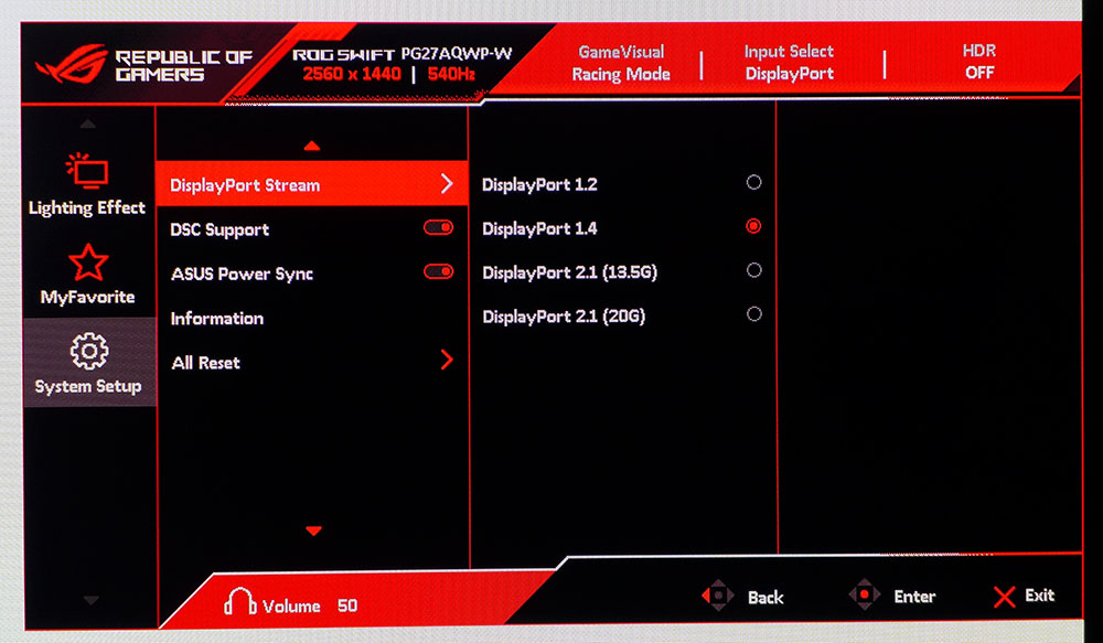 Asus ROG Swift PG27AQWP-W