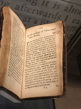 A photo of a botany book from 1672. 