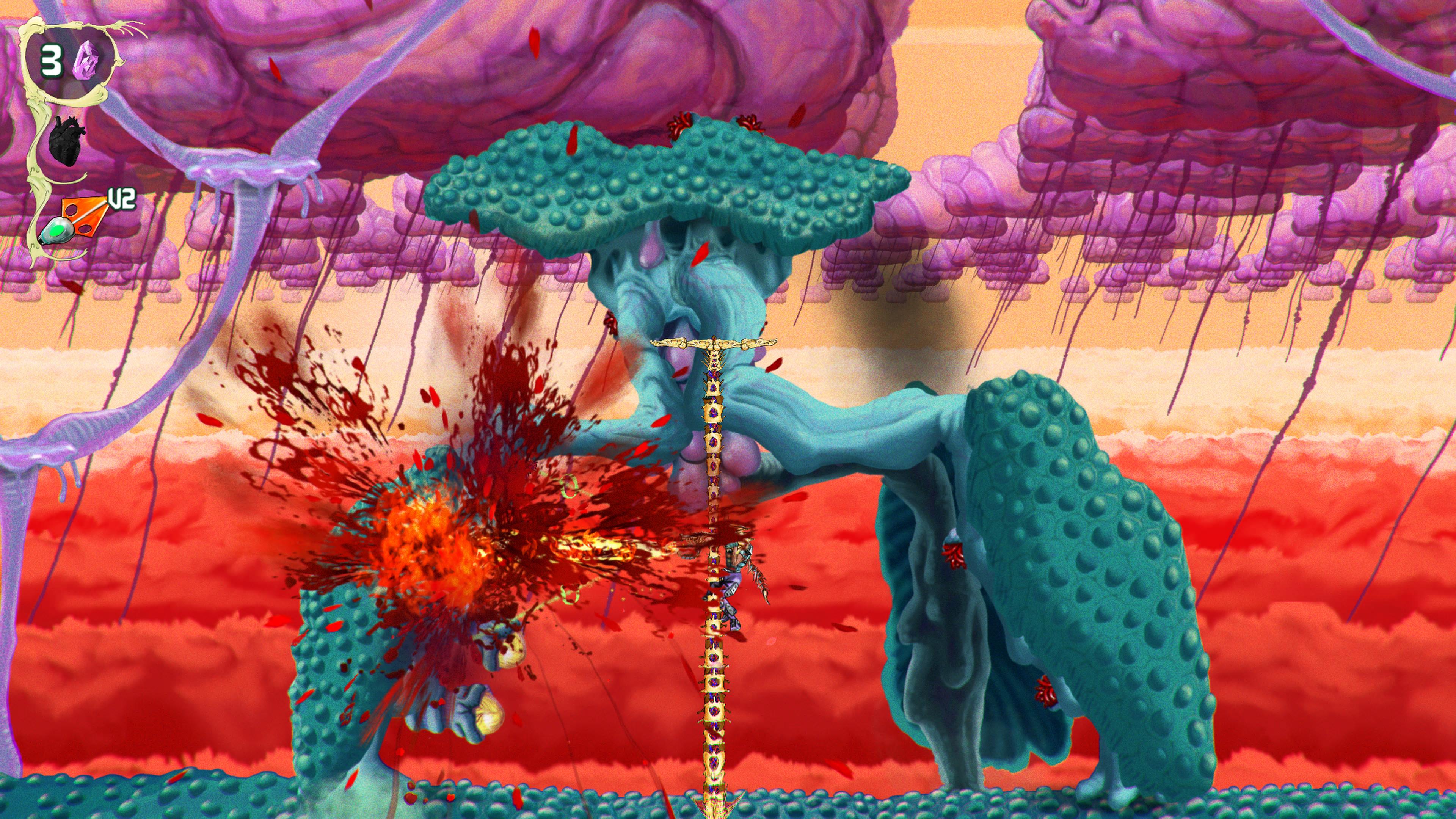 Screens from a retro video game with 80s fantasy art