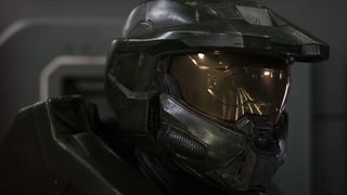 Master Chief close-up from Halo TV series